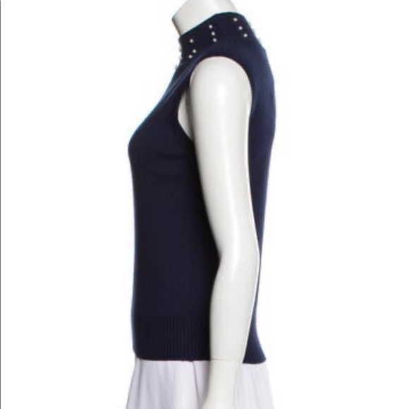 Tara Jarmon - mock neck sleeveless top - Picture 3 of 10